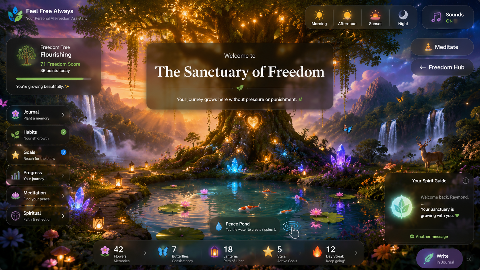 Preview of The Sanctuary in Feel Free Always